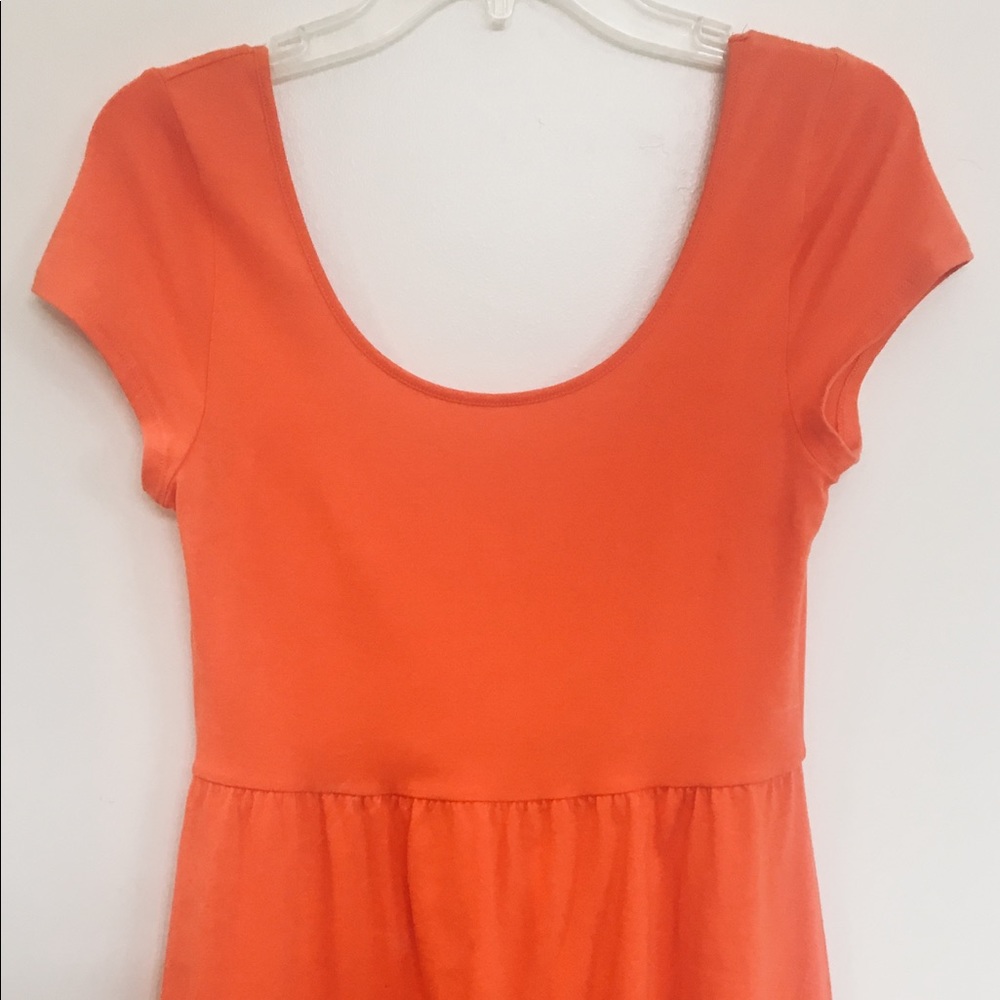 Orange Casual Summer Dress